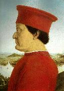 portrait of federico da montefeltro Piero della Francesca